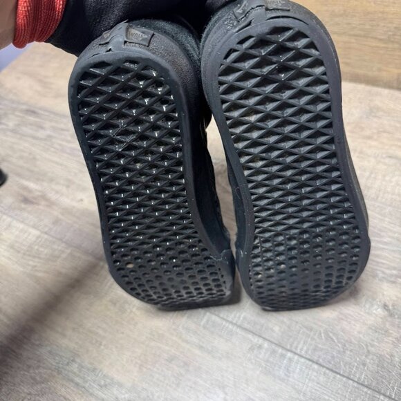 Vans Old Skool Tapestry Black Suede/Canvas Sneaker Women's Size 11 - Picture 4 of 7